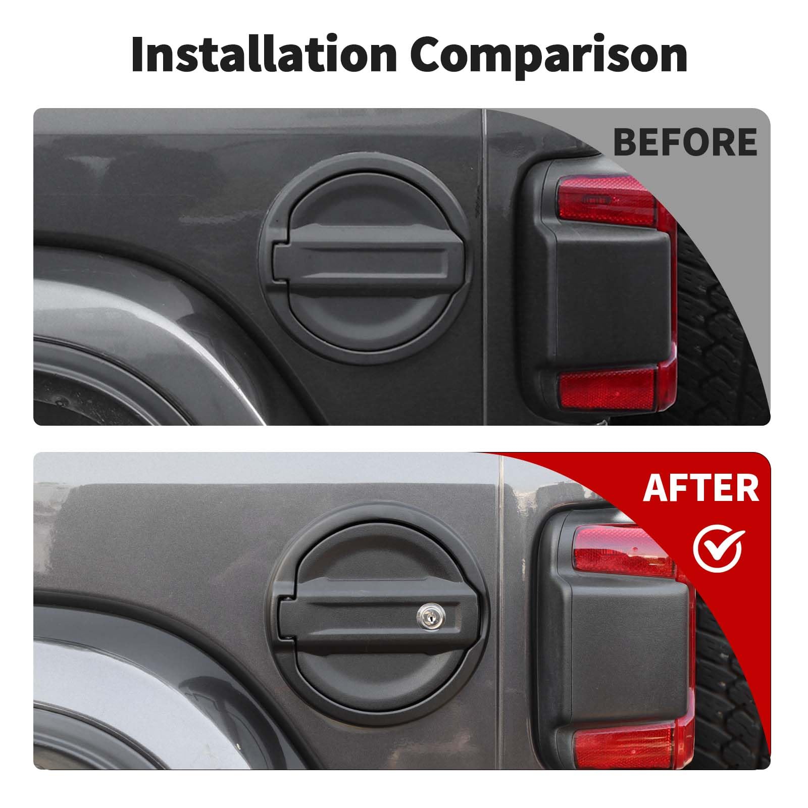 Amazon.com: JWWY Fuel Tank Cap with Lock Lockable Key-Lock Fuel